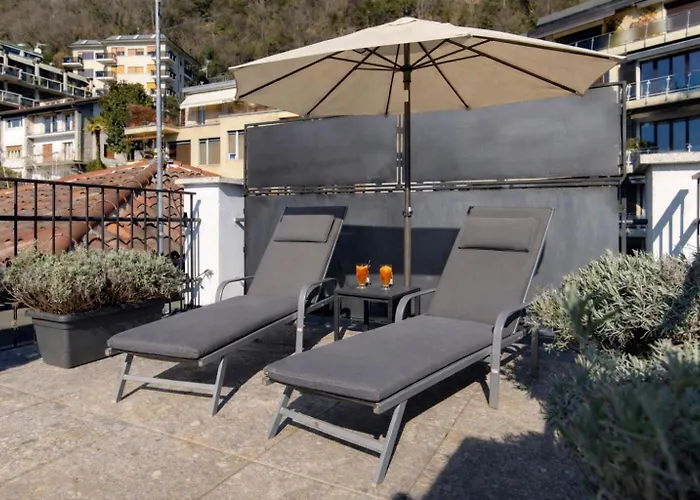 Miranda Luxury View Penthouse With Panoramic Terrace Villa Como